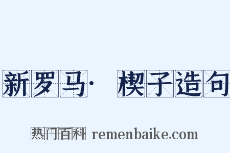 新罗马·楔子造句是什么意思的图片